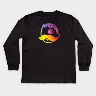 Natty Boh Rainbow Kids Long Sleeve T-Shirt